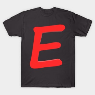 Letter E T-Shirt